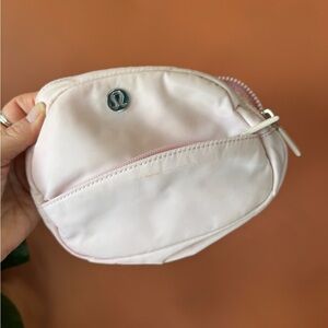 lululemon athletica Pale Pink Cosmetic Pouch